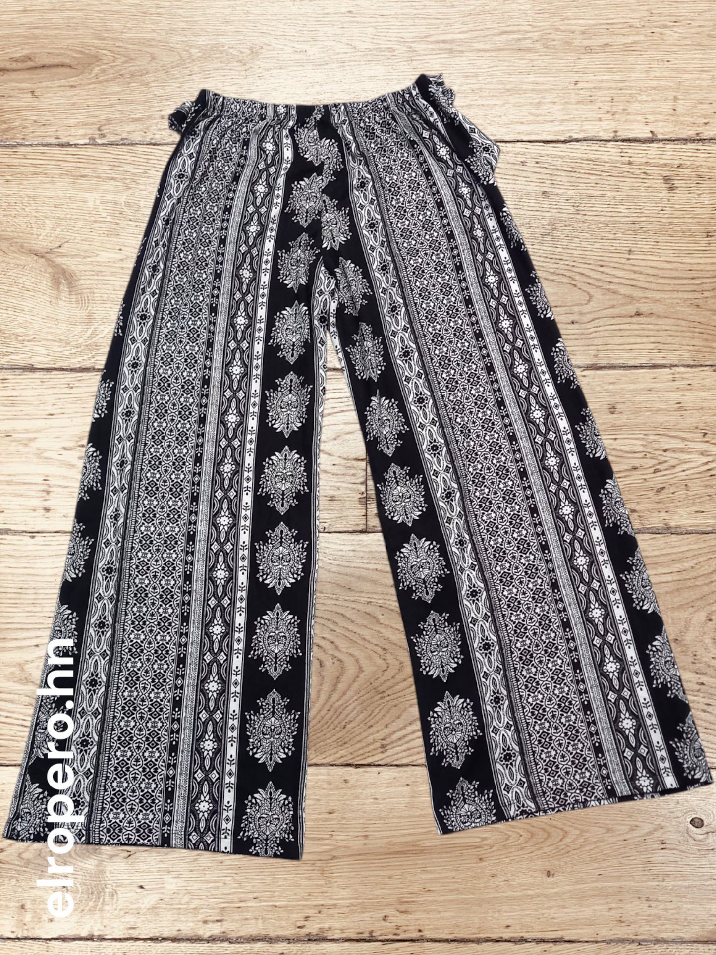 Pantalón Palazzo Estampado - Talla M