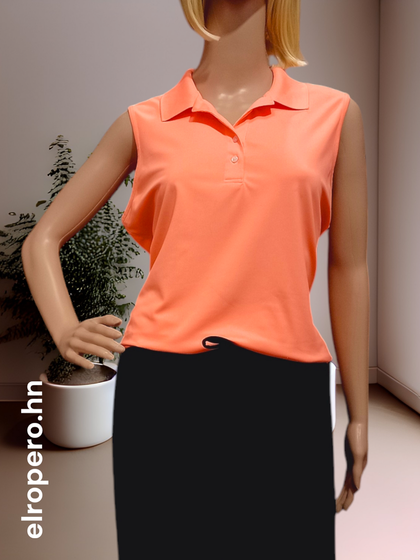 Blusa escotada deportiva - GU - Talla L