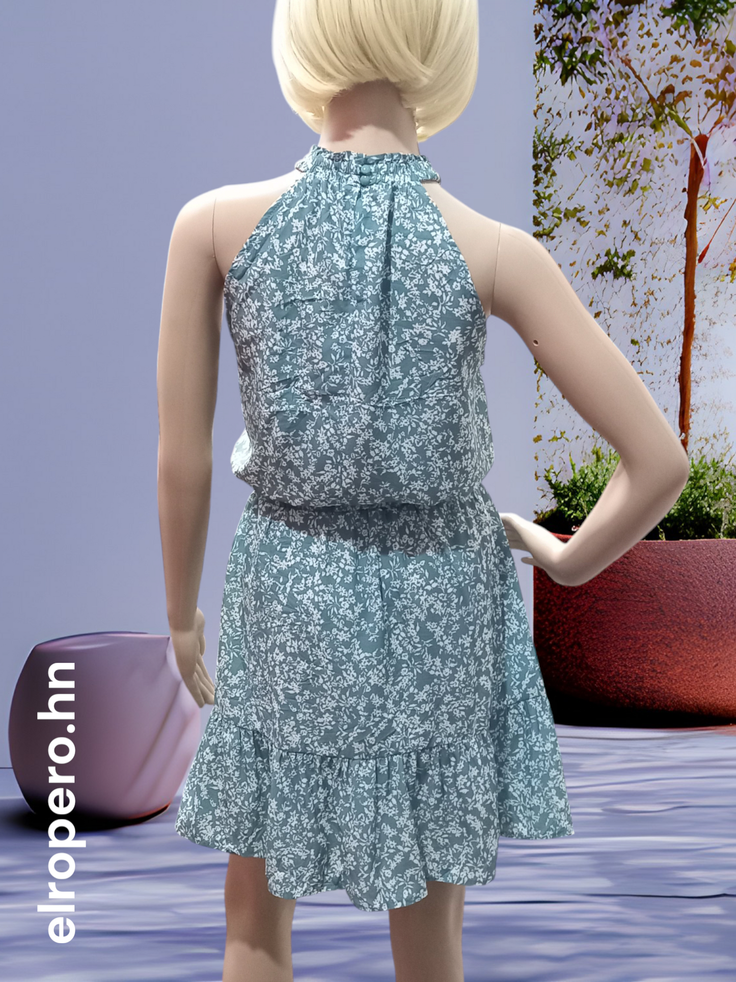 Vestido - OLIVE DRAB- Talla L