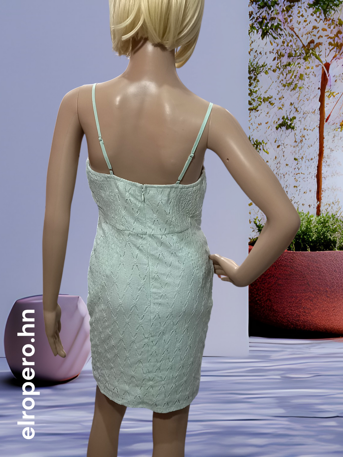 Vestido (Verde menta sutil) - FOREVER 21 - Talla M*