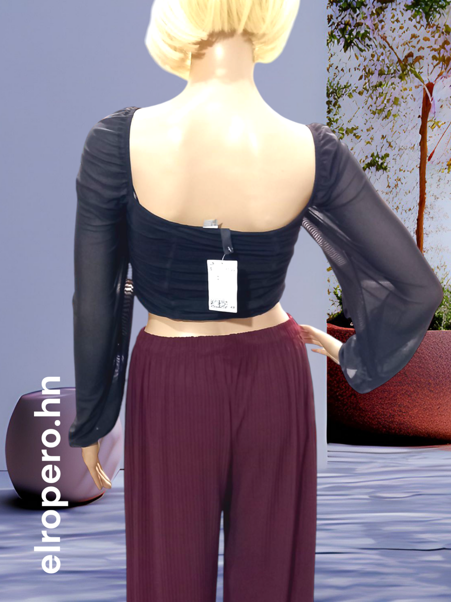 Blusa Crop Top - DIVIDED H&M - Talla S *