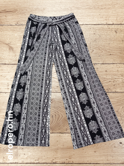 Pantalón Palazzo Estampado - Talla M
