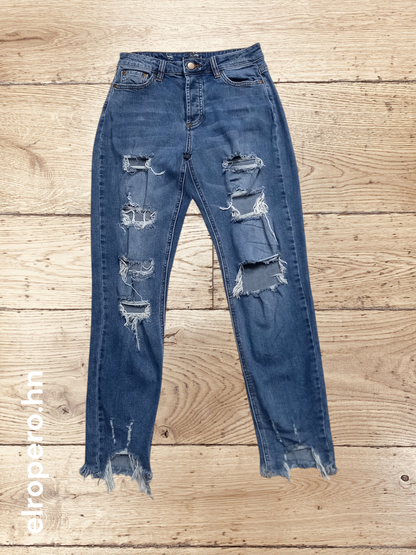 Jeans estilo roto - Talla S*