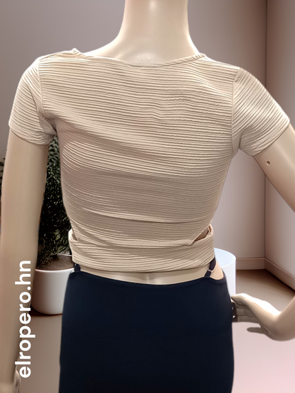 Blusa estilo Crop Top - COCO AVANTE - Talla S