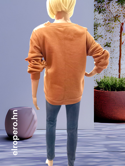 Suéter (bolsas laterales) - ZENANA - Talla L