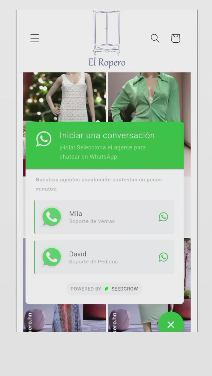 Cargar video: Videotutorial que muestra el procedimiento para comprar en la tienda en línea.